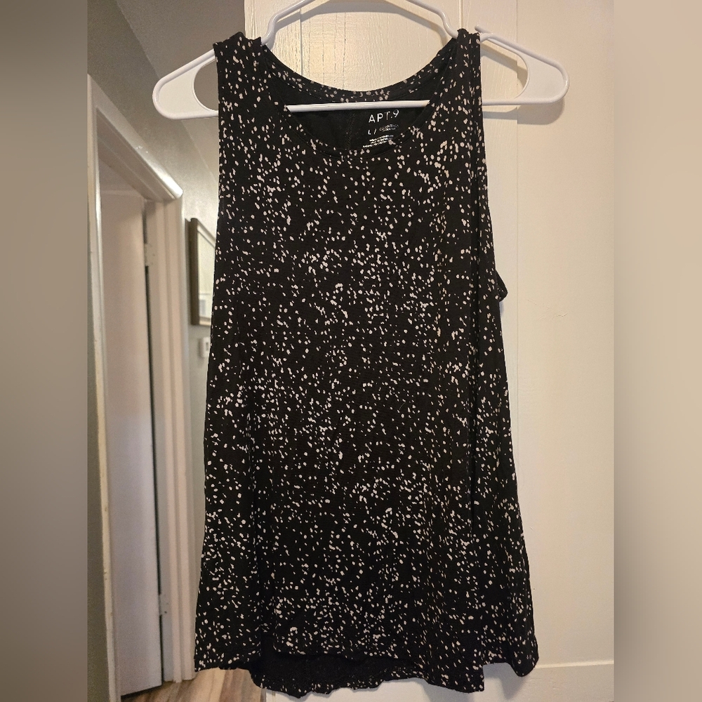 Flowy Black Tank
